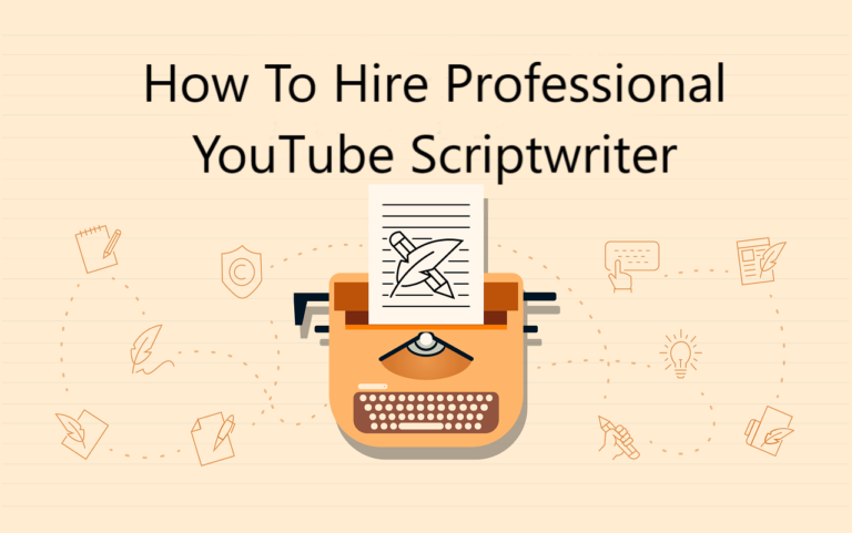 Image showing how to hire professional YouTube scriptwriters