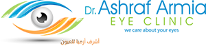 The logo of Ashraf Armia Eye Clinic, a previous client of ETAVOD who hired our video script writer.